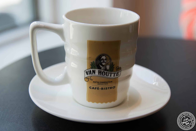 Image of Espresso cup at Van Houtte coffee in Montreal, Canada