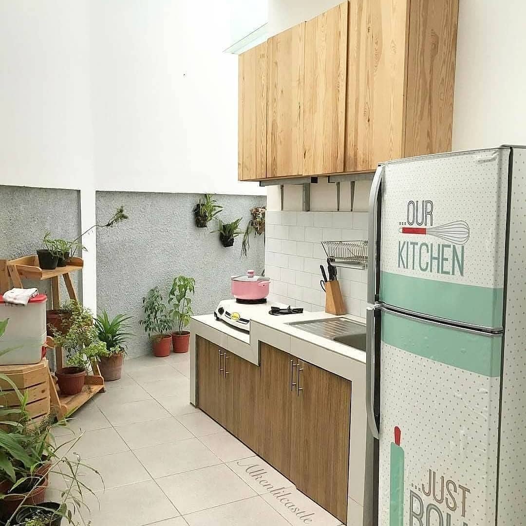 Kumpulan Inspirasi Desain Dapur Minimalis Bahan Kayu Yang Sederhana Namun Tetap Elegan Dan Minim Budget Homeshabbycom Design Home Plans
