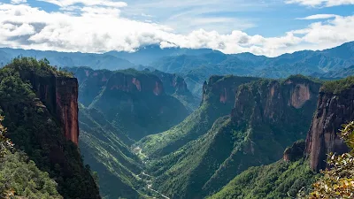 Papel de Parede hd Paisagem Canyon Verde