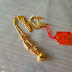 SOLD Rantai Leher Chocker Mesin 5.30g u95 44cm 0.1cm