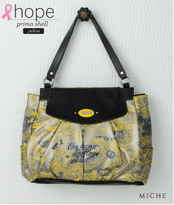 Yellow Miche Hope Shell for Prima Bags