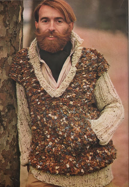 The Vintage Pattern Files: Free 1970's Knitting Pattern - Pulls flous, pulls fous