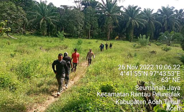 Bhabinkamtibmas Polsek Ranto Peureulak Polres Aceh Timur Beraksi
