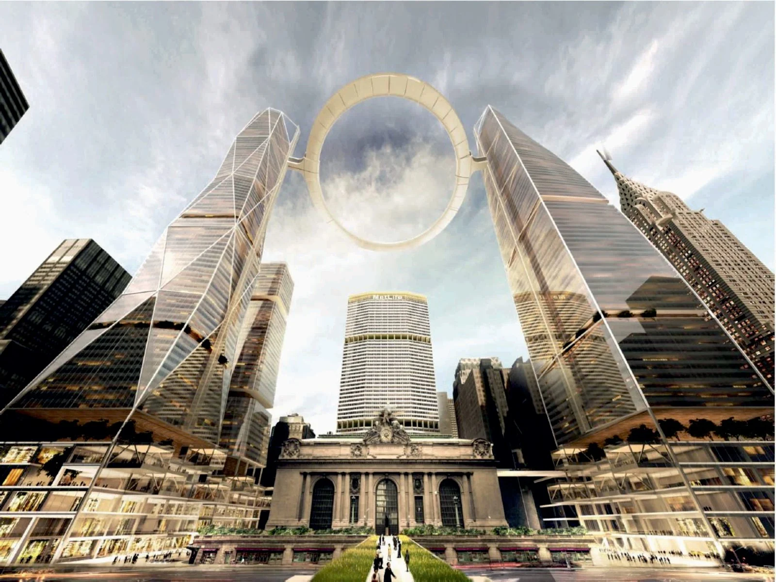 4 Washington Square N, New York, 10003, Stati Uniti d&#39;America: Halo Above Grand Central Station by Som