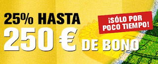 interwetten Asegúrate ahora 250 euros de bono 16-18 diciembre