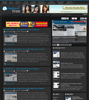 Blogpress Free Blogger Template