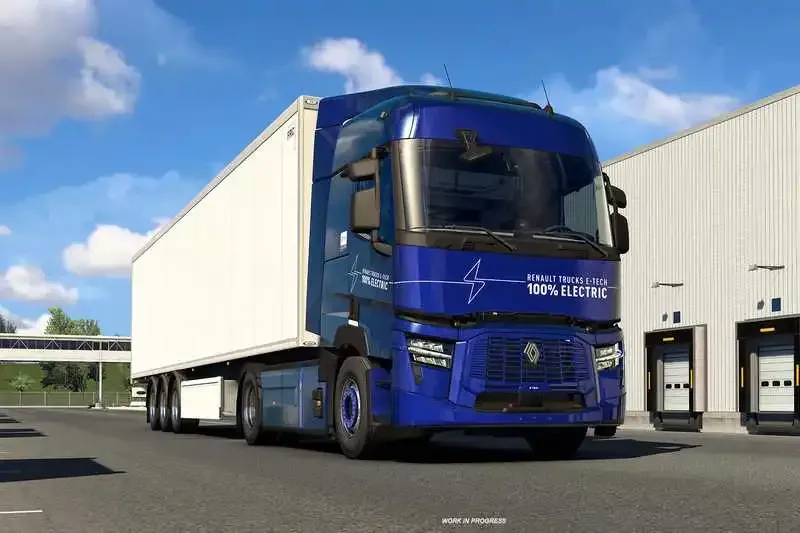 Renault Trucks E-Tech T no Euro Truck Simulator 2