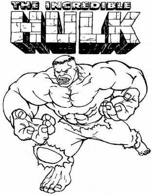 Hulk Coloring Pages