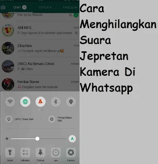 Cara Menghilangkan Suara Jepretan Kamera Di Whatsapp