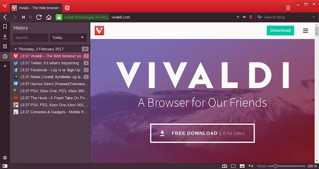 best web browser Vivaldi Browser