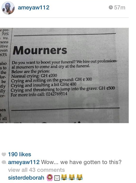 The Business Of Mourning, Ghana Style
