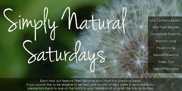 Simply Natural Saturdays Link Up