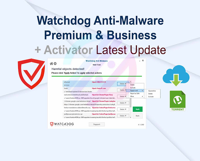 Watchdog Anti-Malware Premium & Business 4.3.4 + Activator Latest Update