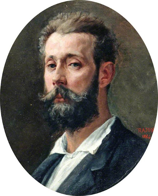 Paul Adolphe Rajon, Self Portrait, Portraits of Painters, Paul Adolphe, Fine arts, Portraits of painters blog, Paintings of Paul Adolphe, Painter Paul Adolphe