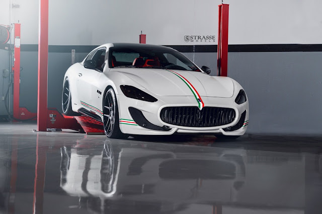 Maserati Gran Turismo S on Strasse Wheels - #Maserati #Gran_Turismo #Strasse #Wheels #tuning