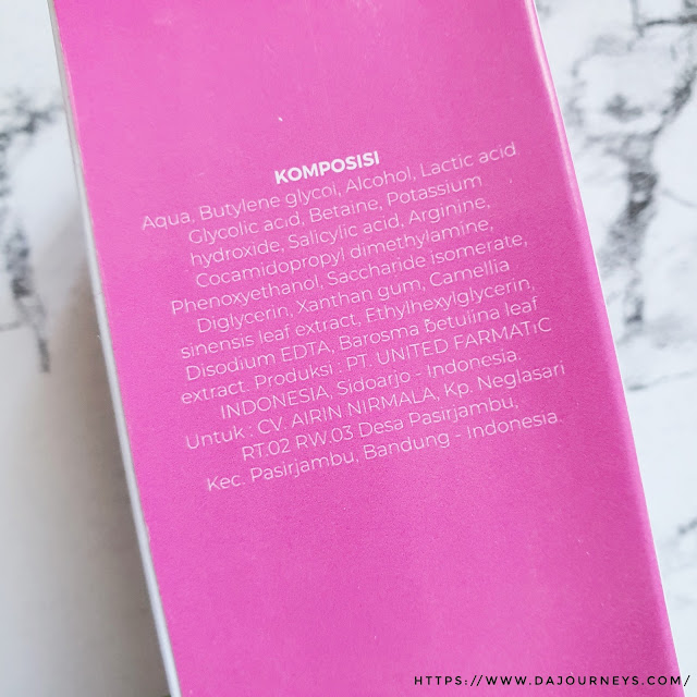 Review Airnderm AHA BHA Serum