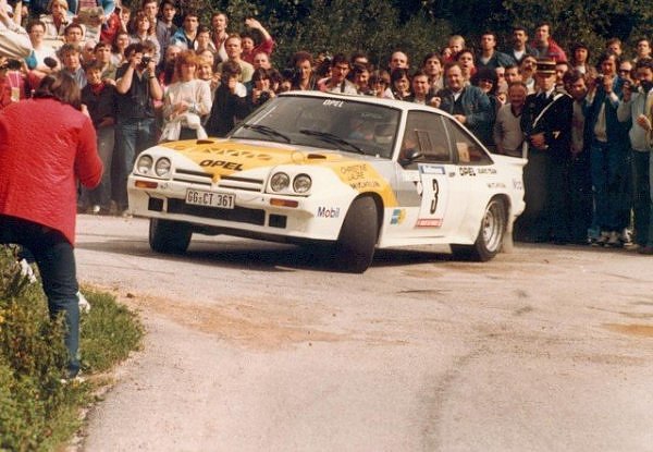 OPEL MANTA 400 23 vit rias Ballina Stages Irl Vincent BonnerKiely