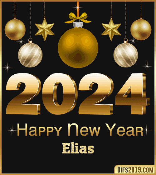 Happy New Year 2024 gif Elias