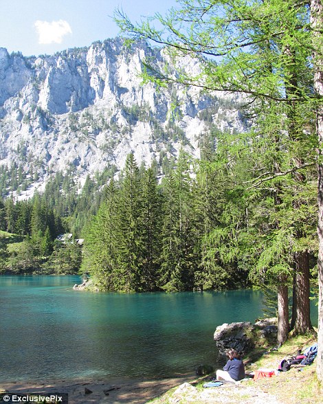 Underwater Park. Divers explore pristine alpine 