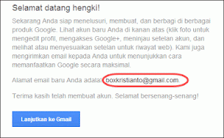 email baru