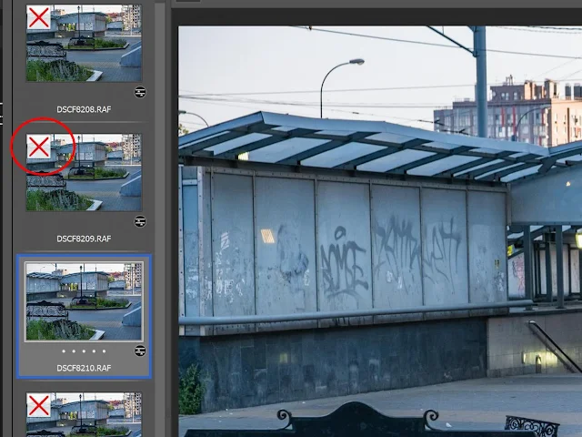 Удаленный файл в Adobe Raw Camera
