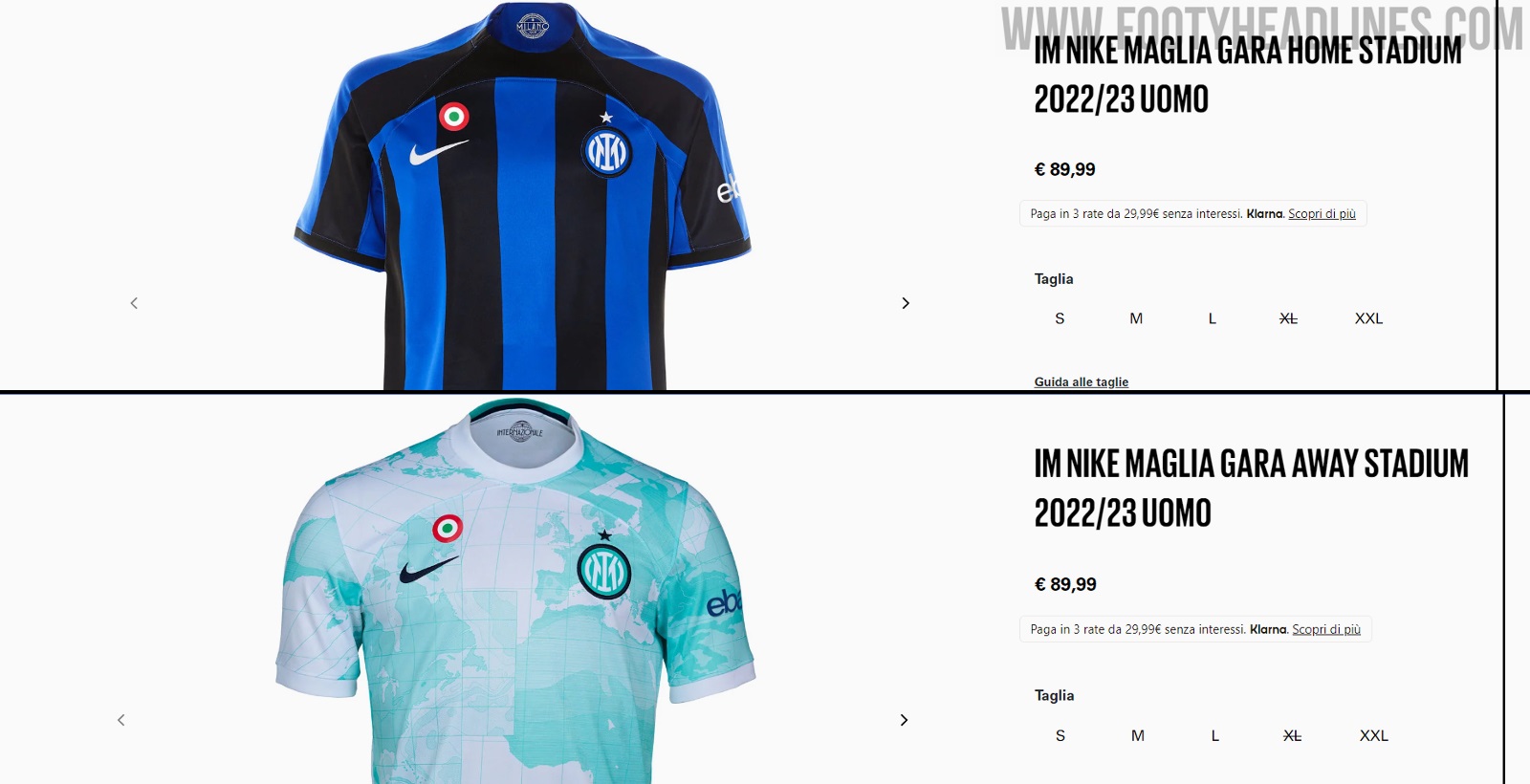 IM NIKE MAGLIA HOME MATCH 2023/24 UOMO