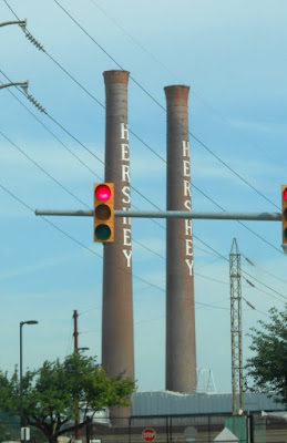 Chocolate Factory Smoke Stacks in Hershey Pennsylvania