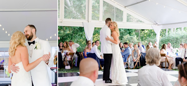 Backyard Summer Wedding in Edgewater, MD photographed by Maryland Wedding Photographer Heather Ryan Photography