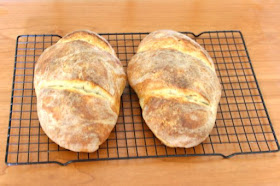 home-baked sourdough bread