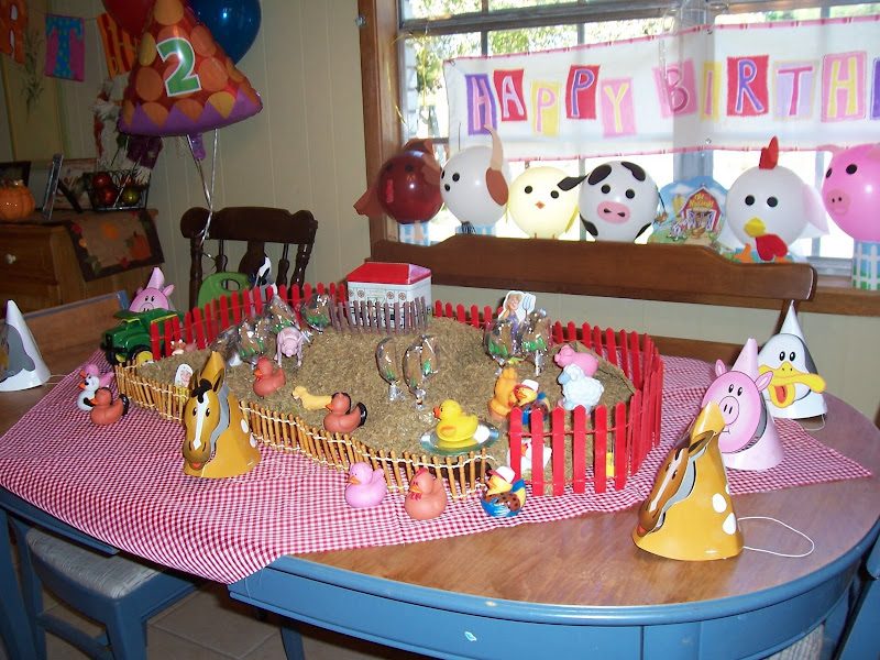 the Farm Birthday party.