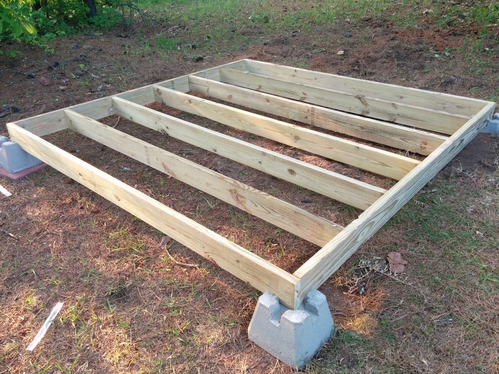 Shed Foundation Concrete Blocks Spacing