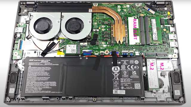 Acer Aspire 5 (A515-57) upgrade slot