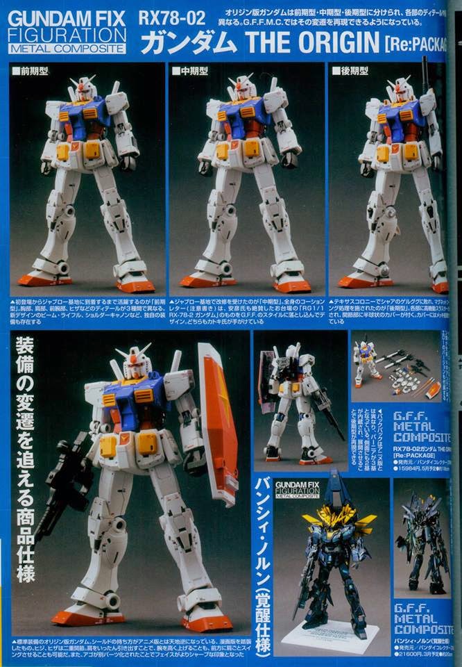 G F F M C Gundam Fix Figuration Metal Composite Rx 78 2 Gundam Gundam The Origin Ver Resale Info Box Art And Official Images Gundam Kits Collection News And Reviews