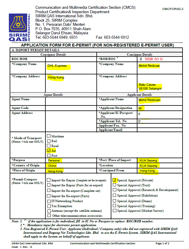 Cara Mohon AP Sirim Permit - nanieybarnieylurviey