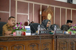 Ketua DPRD Kabupaten Labuhanbatu Memimpin Rapat Paripurna Terkait Raperda Tentang Pengelalaan Keuangan Daerah