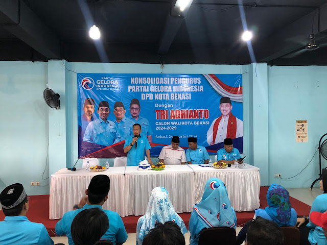 Partai Gelora Indonesia Kota Bekasi Siap Menangkan Tri Adhianto sebagai Walikota Kota Bekasi