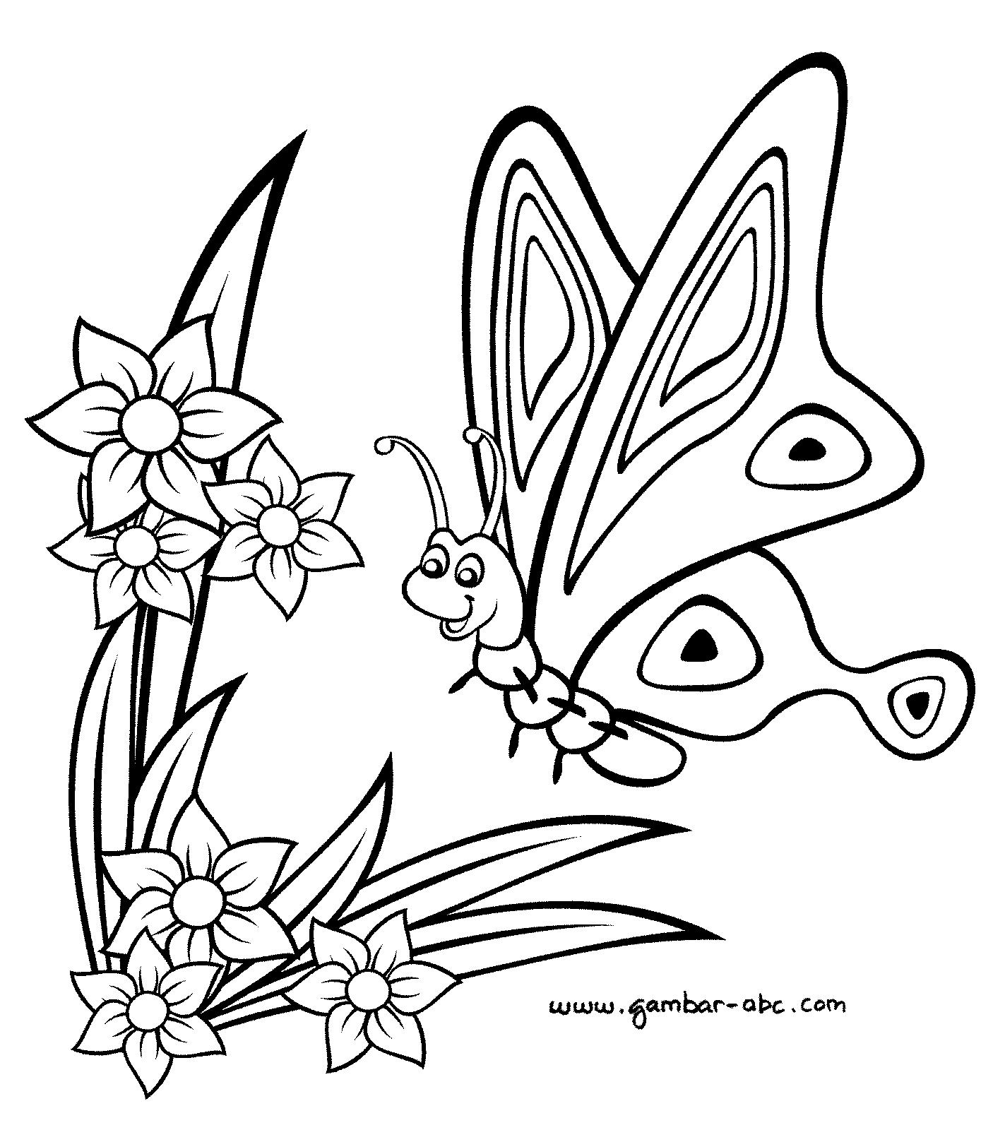 Kumpulan Gambar Kartun Kupu-kupu  Bestkartun