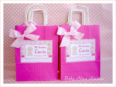 Bolsas personalizadas bautizo