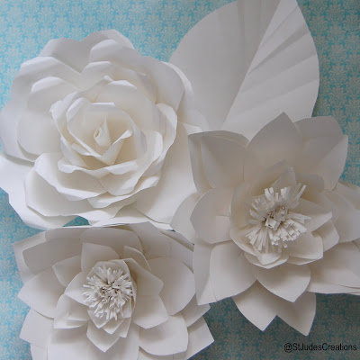 large paper flowers