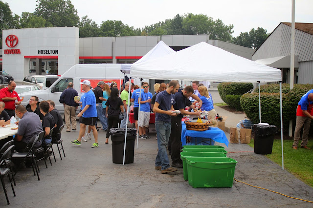 Cookout at Hoselton Auto Mall's Annual Sundae Fun Day Employee Picnic!