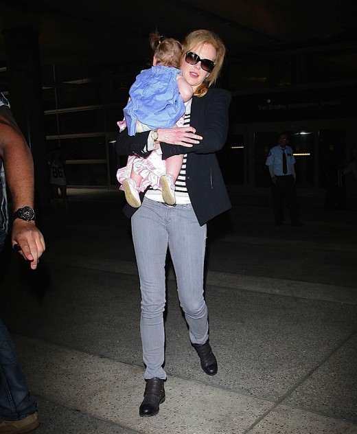 Nicole Kidman And Family Arrive Back Home From Their Trip To Australia » Gossip