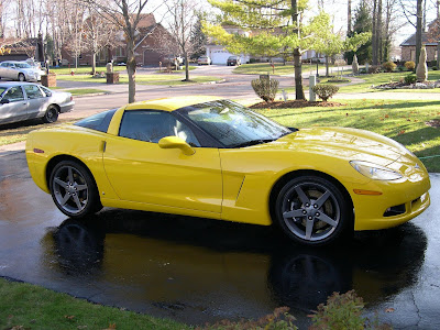 Yellow Chevrolet Corvette 2006 Coupe