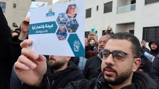 Solidarity demonstrations in Jordan and Morocco on the eve and morning of Eid al-Fitr