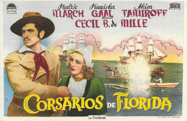 Corsarios de Florida - Programa de Cine - Fredric March - Akim Tamiroff