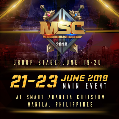 Mobile Legends Southeast Asia Cup 2019 is coming to the Philippines this June 19-23