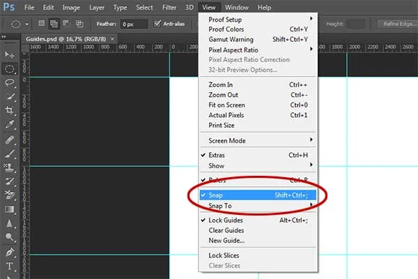 Choose View>Snap to enabling snaping that will help you to align any object (including shape) you want.