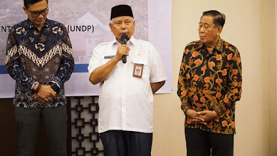 Bupati Sukiman Berjanji Bakal Pelihara dan Maksimalkan Bantuan dari UNDP PETRA