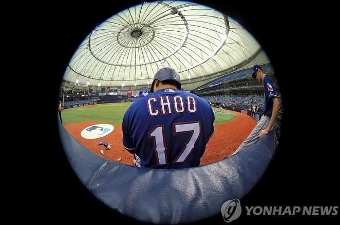 Choo Shin-soo, người cũng đã 17 lần thi đấu tại Texas Rangers