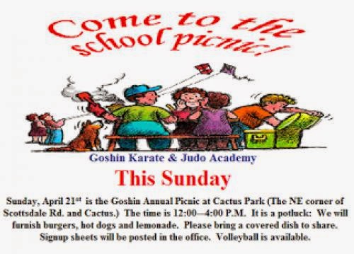 Goshin Karate Scottsdale Family Picnic