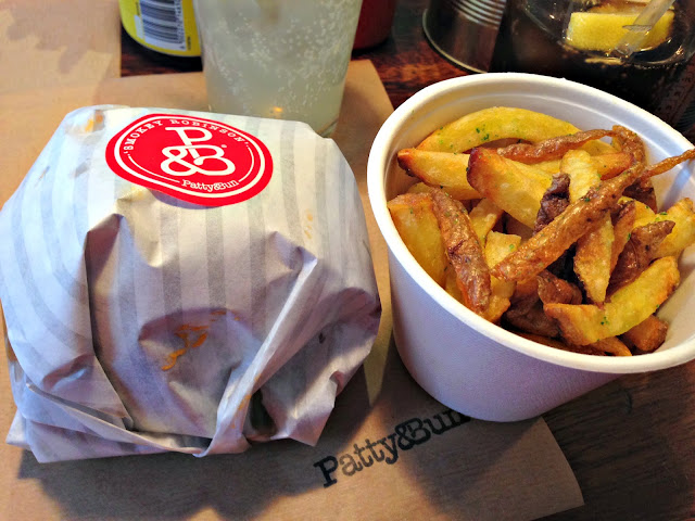 Patty & Bun Smokey Robinson burger and rosemary fries